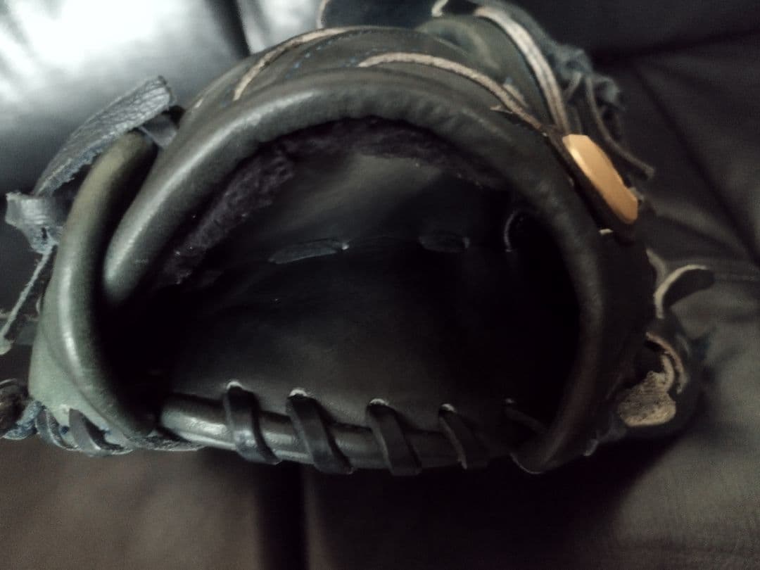 ASICS GOLDSTAGE 少年軟式グローブ Black 投手 ピッチャー