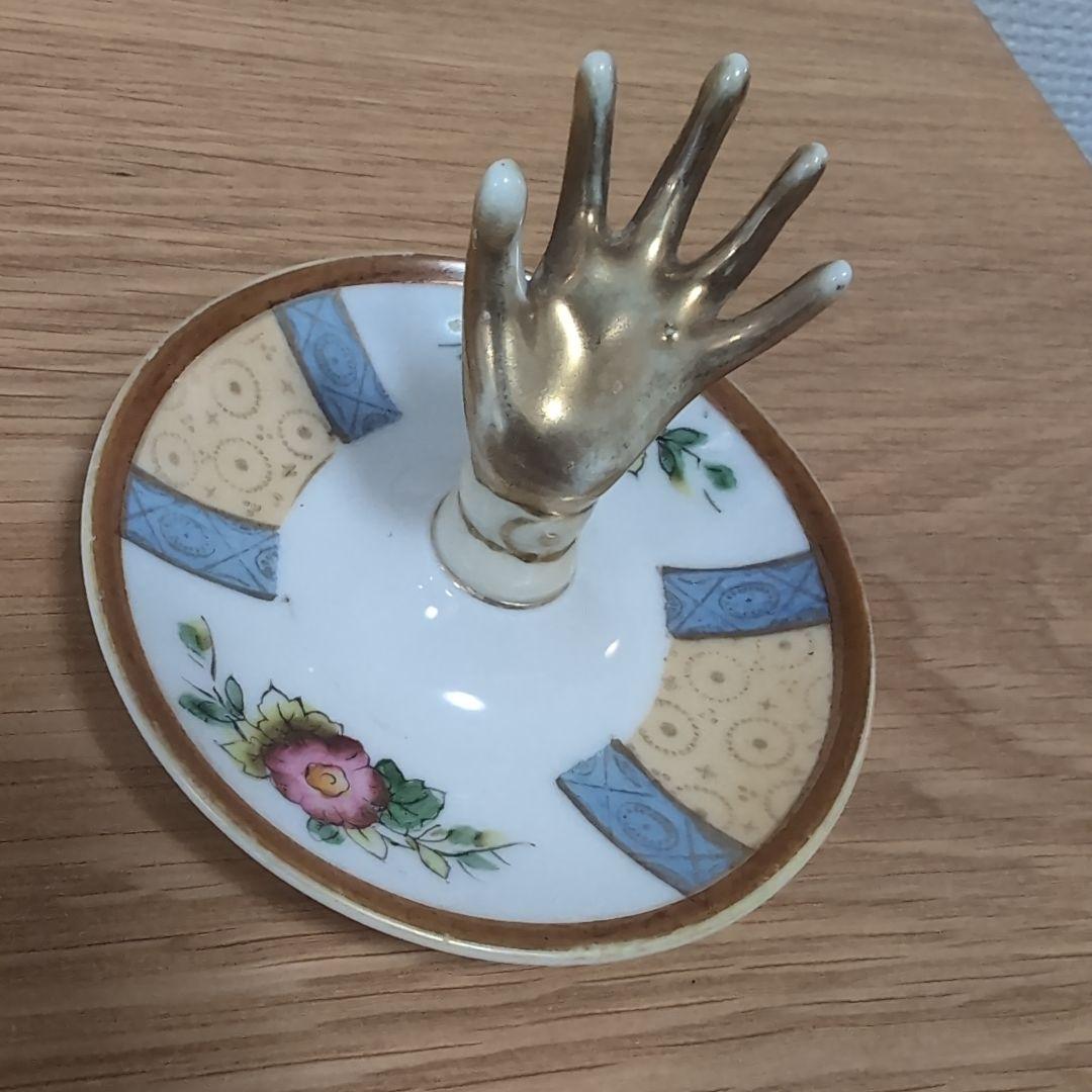 オールドノリタケ リング ホルダー 和風プレート 1911年