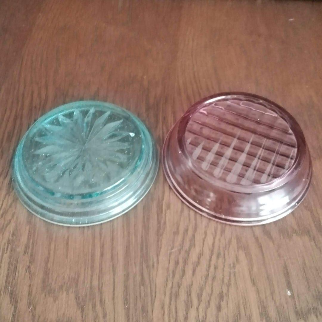 ガラスコースター各種　11枚　昭和レトロ　富士山　幾何学文様