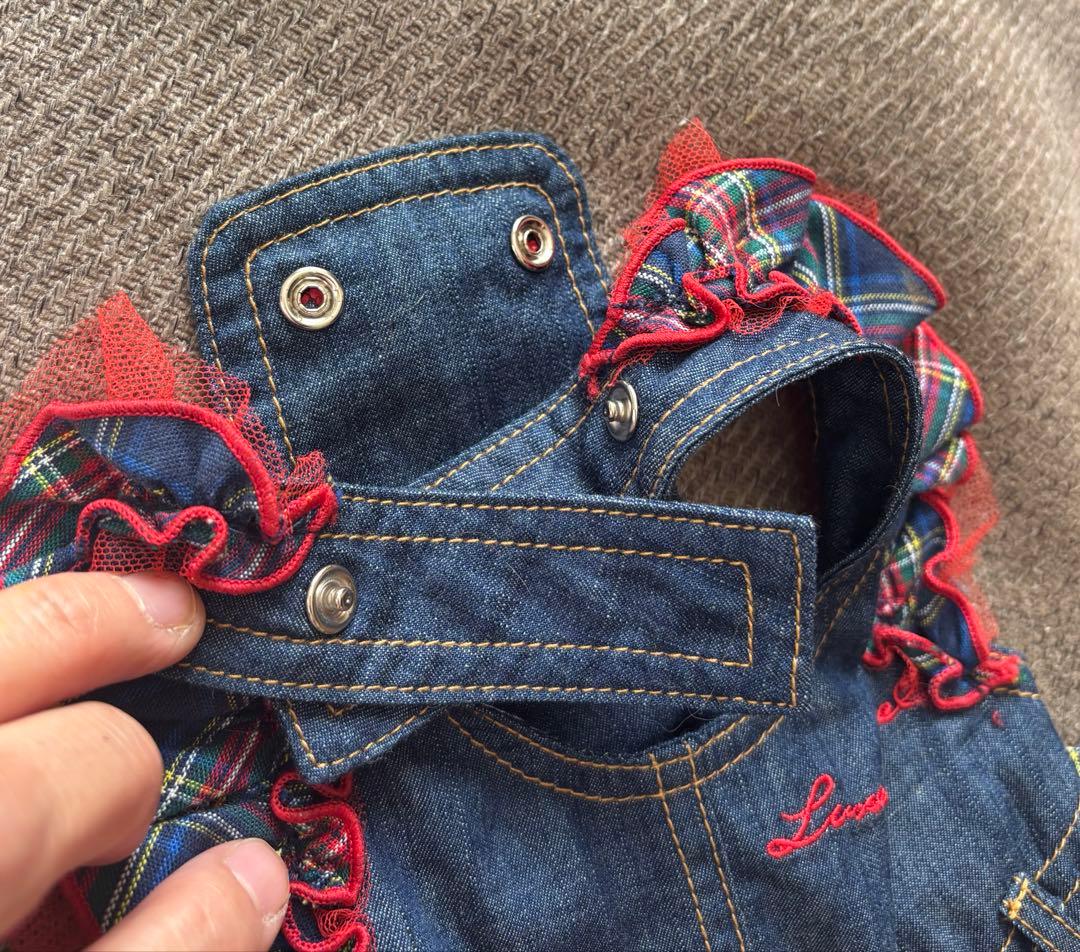 S*O様 Luxe birdie リュクスバーディ プレイドデニムスカート　S