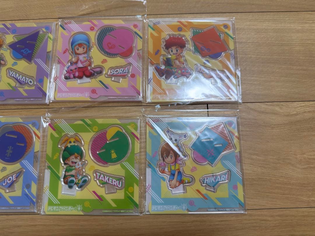 デジモンアドベンチャー: スイーツアクリルスタンド　全8種 太一 ヤマト ヒカリ