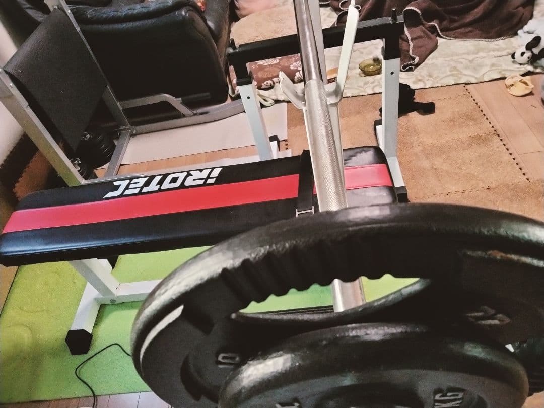 【最終値引】ベンチプレスセット　アイロテック＋　ボディーマーカーダンベルセット