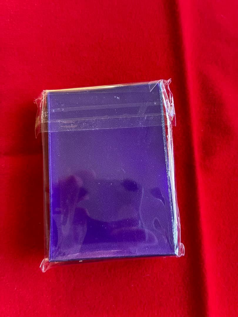 遊戯王OCG 初期ロゴ メタリックパープル 紫 公式 スリーブ