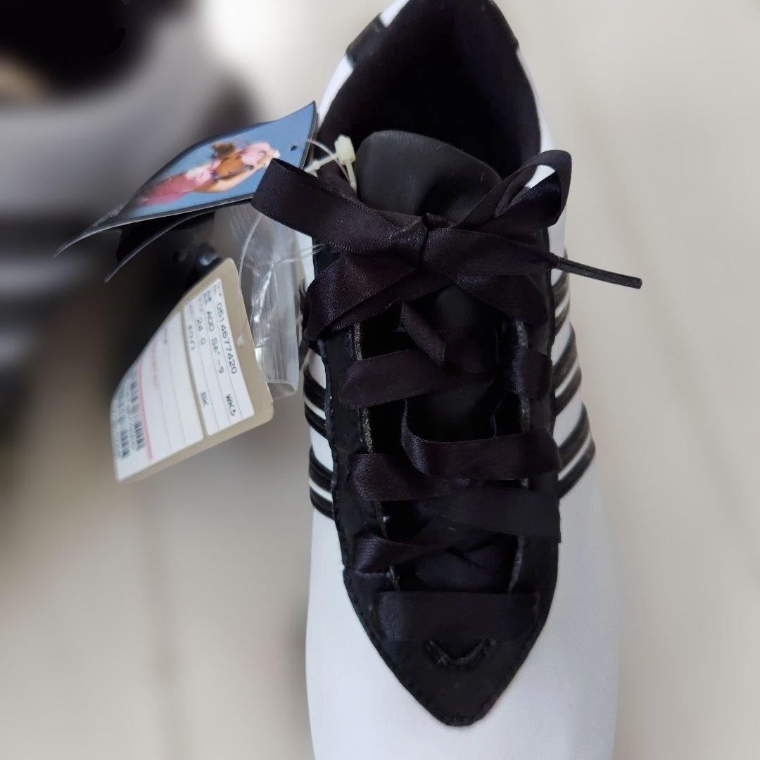 adidas ゴルフシューズ ホワイト/ブラック