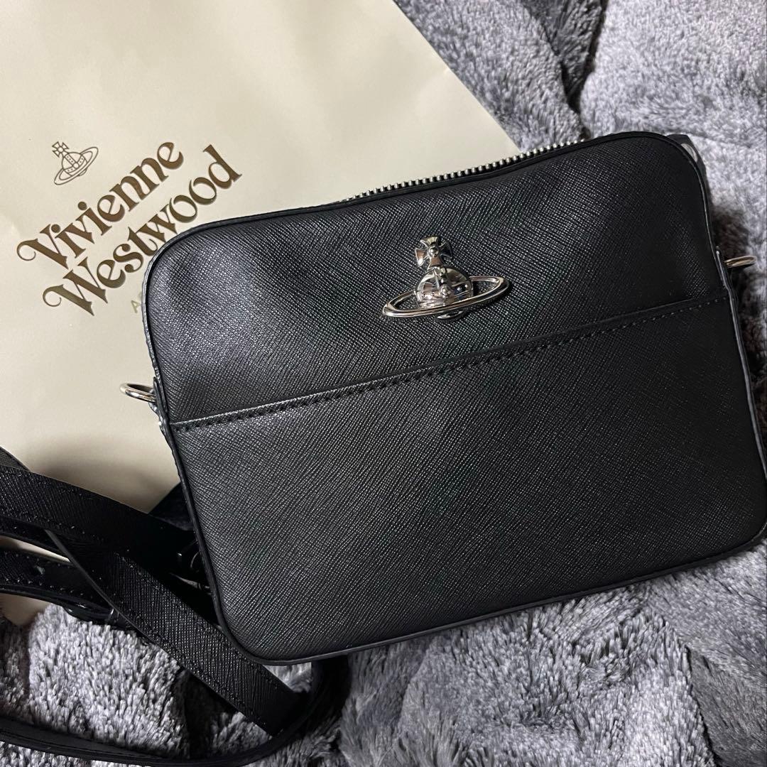 美品　Vivienne Westwood ショルダーバッグ ブラック