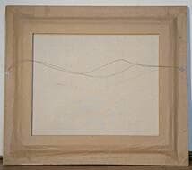 【真作】絵画　油彩12号　深緑の森とせせらぎ　自然美のアート　森林風景　Y158