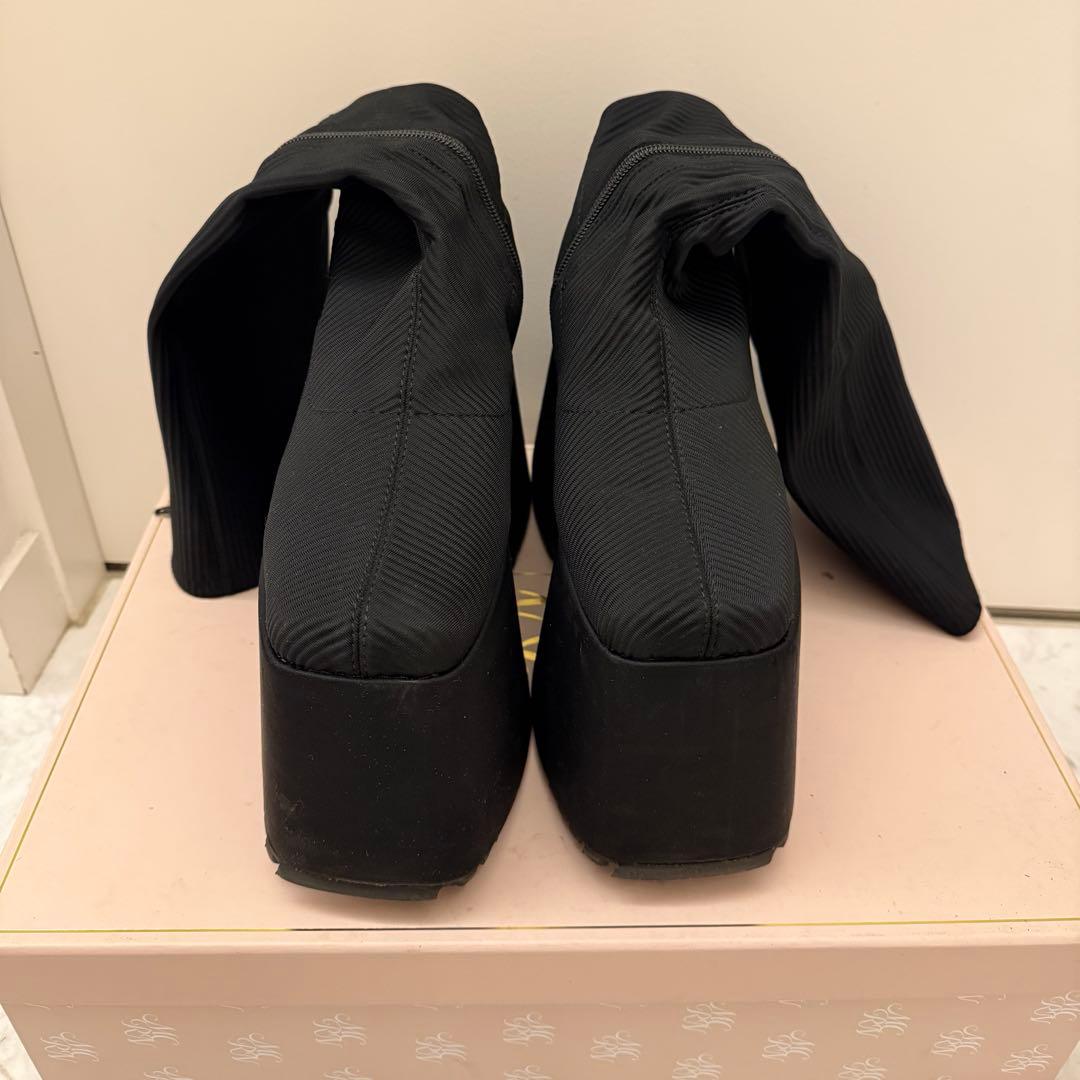 ミシェルマカロン14.5cm史上最強ロングブーツ　L(24.5〜25)