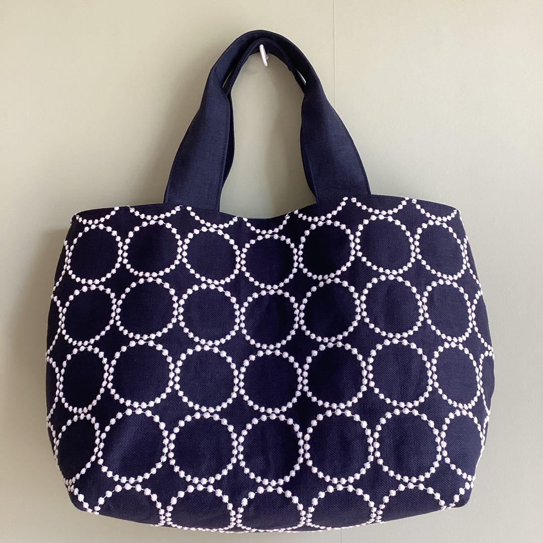 ミナペルホネンタンバリン&パッチワークトートバッグハンドメイド