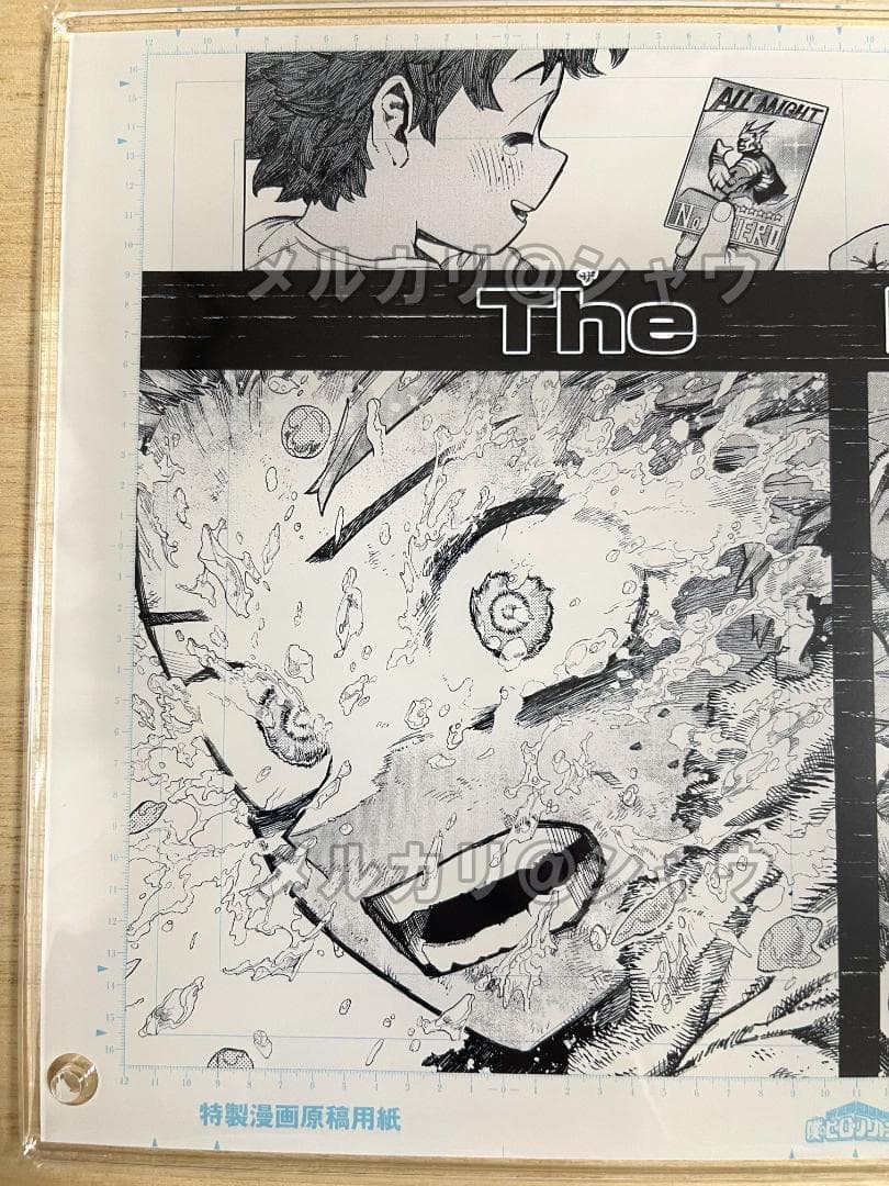 僕のヒーローアカデミア 原稿風アクリルアート ３種セット 爆豪勝己