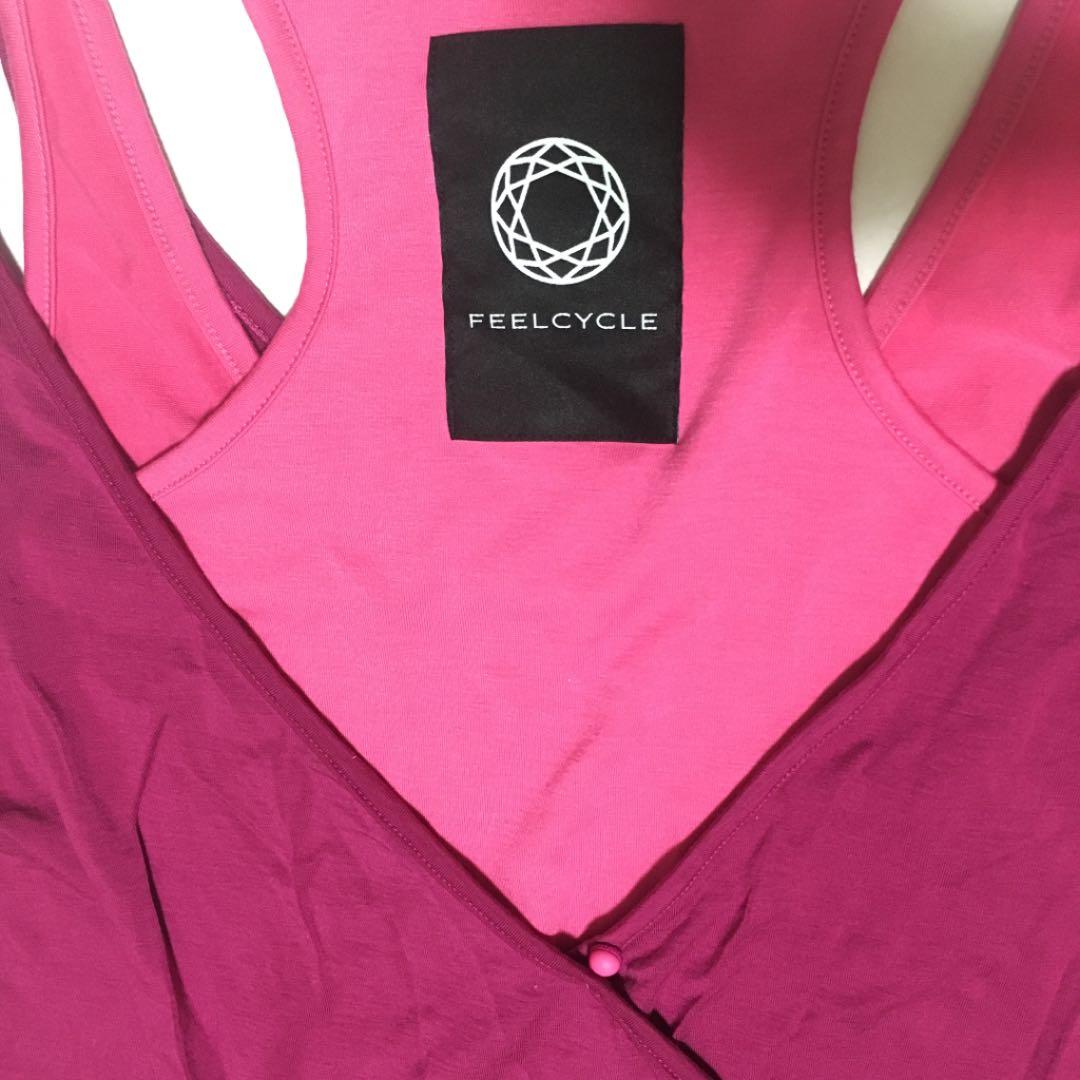 FEELCYCLE ピンクタンクトップ