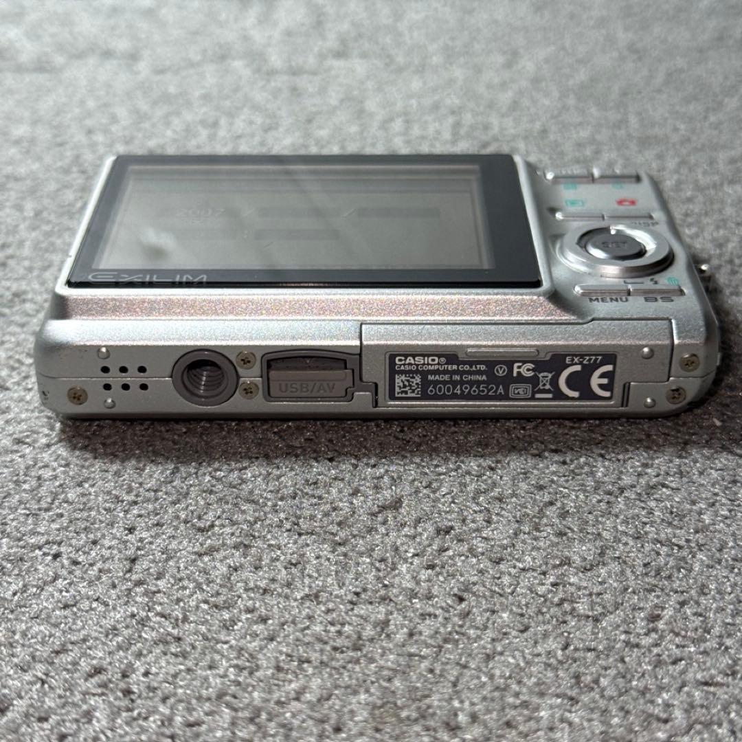 ☆動作OK CASIO EXILIM EX-Z77 バッテリー＆SDカード付き