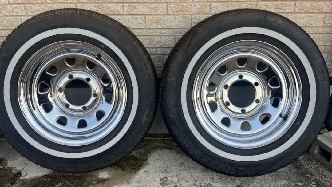 ハイエース　ホワイトリボン　15インチ