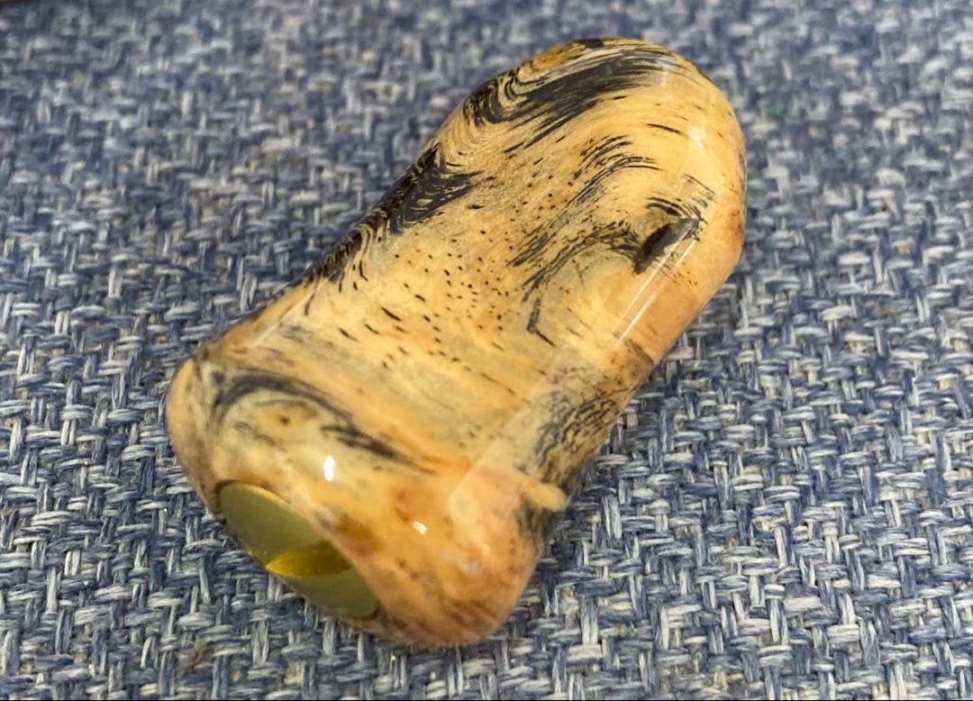 わたらせ樹脂工房製スタビライズドウッドノブ　シマノ用　左