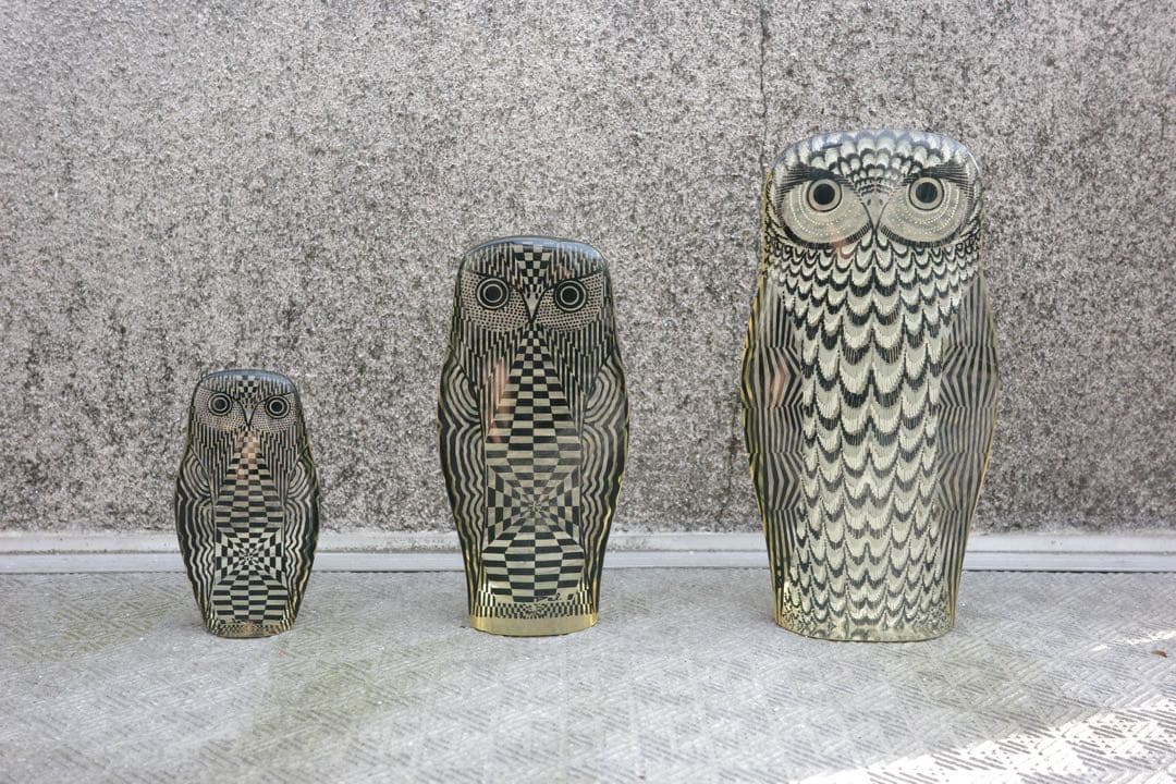 Abraham Palatnik アブラハム パラトニック フクロウ 3セット