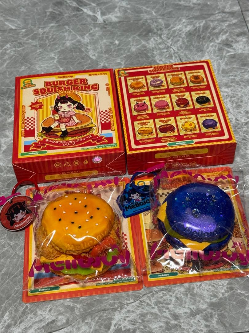 Mellojoy メロジョイ ハンバーガー 2点 スクイーズ