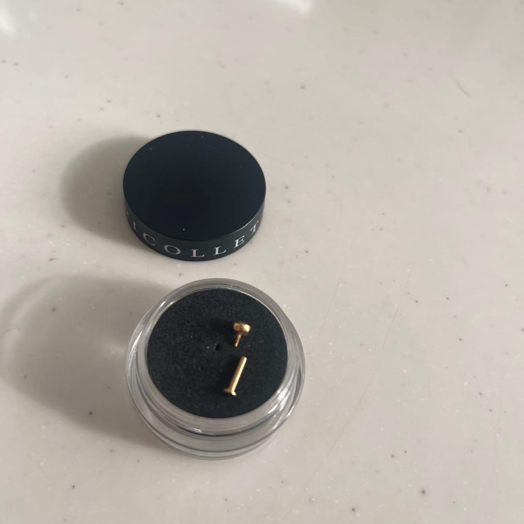 PICOLLET ダイヤ k18片耳用ピアス 16G