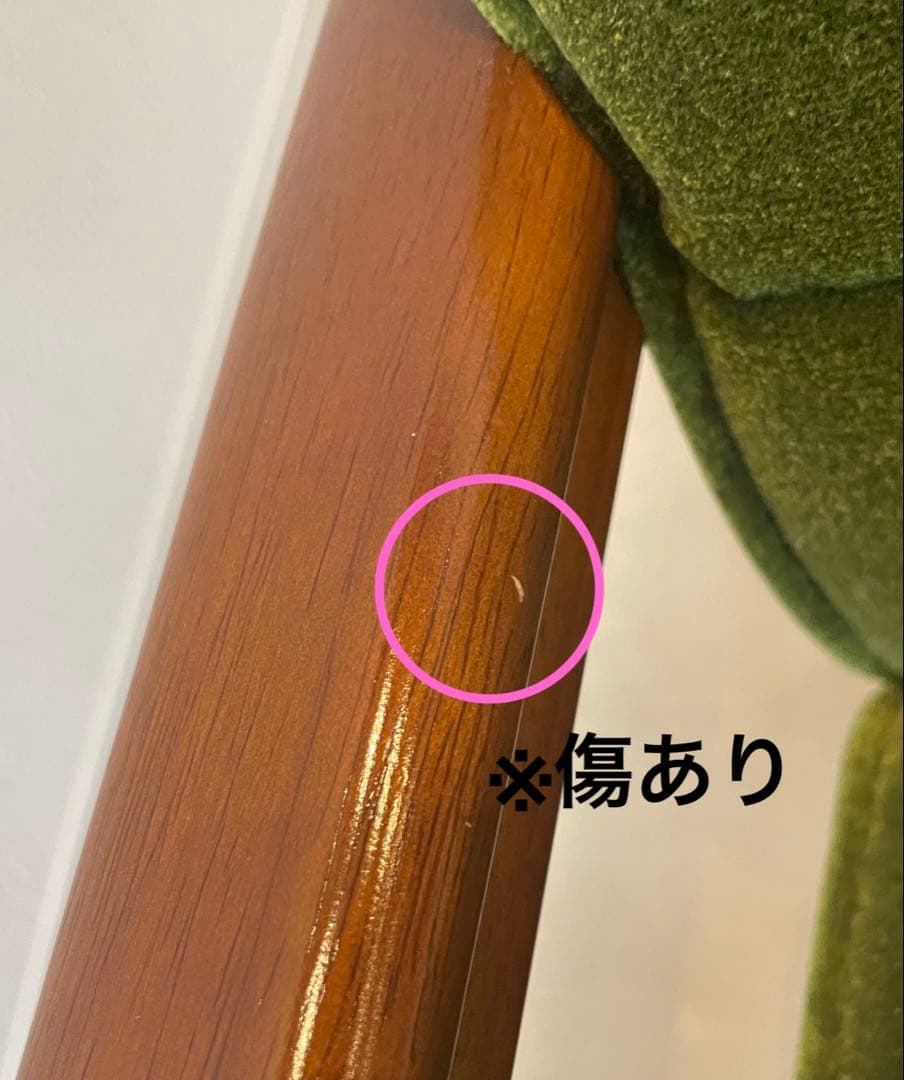 カリモク60 Kチェアミニ　モケットグリーン