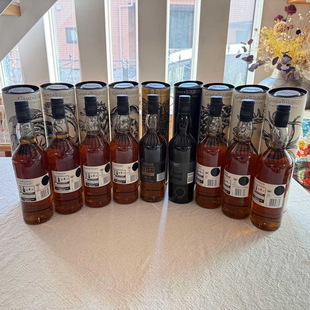 ウィスキー　ゲーム・オブ・スローンズ　9本セット