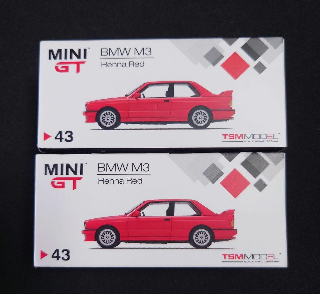 MINI GT  M3 E30 Henna Red 2台セット