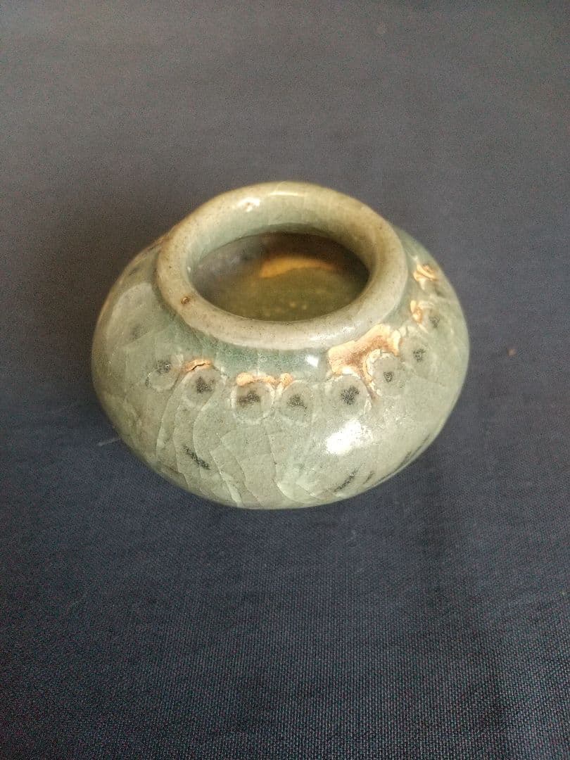 本歌 高麗青磁 香合 (貴重)