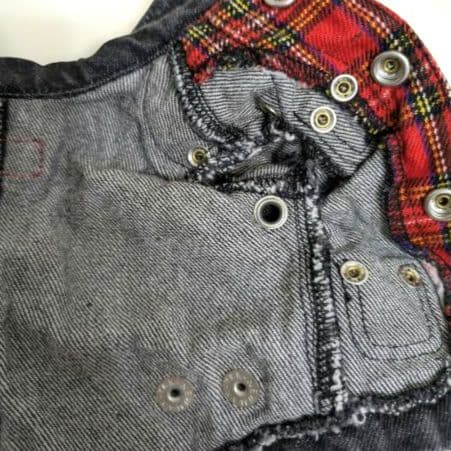 激レア✨️アトリエgg ヴィンテージ デニム シャツ ジャケット 犬服 ０〜１