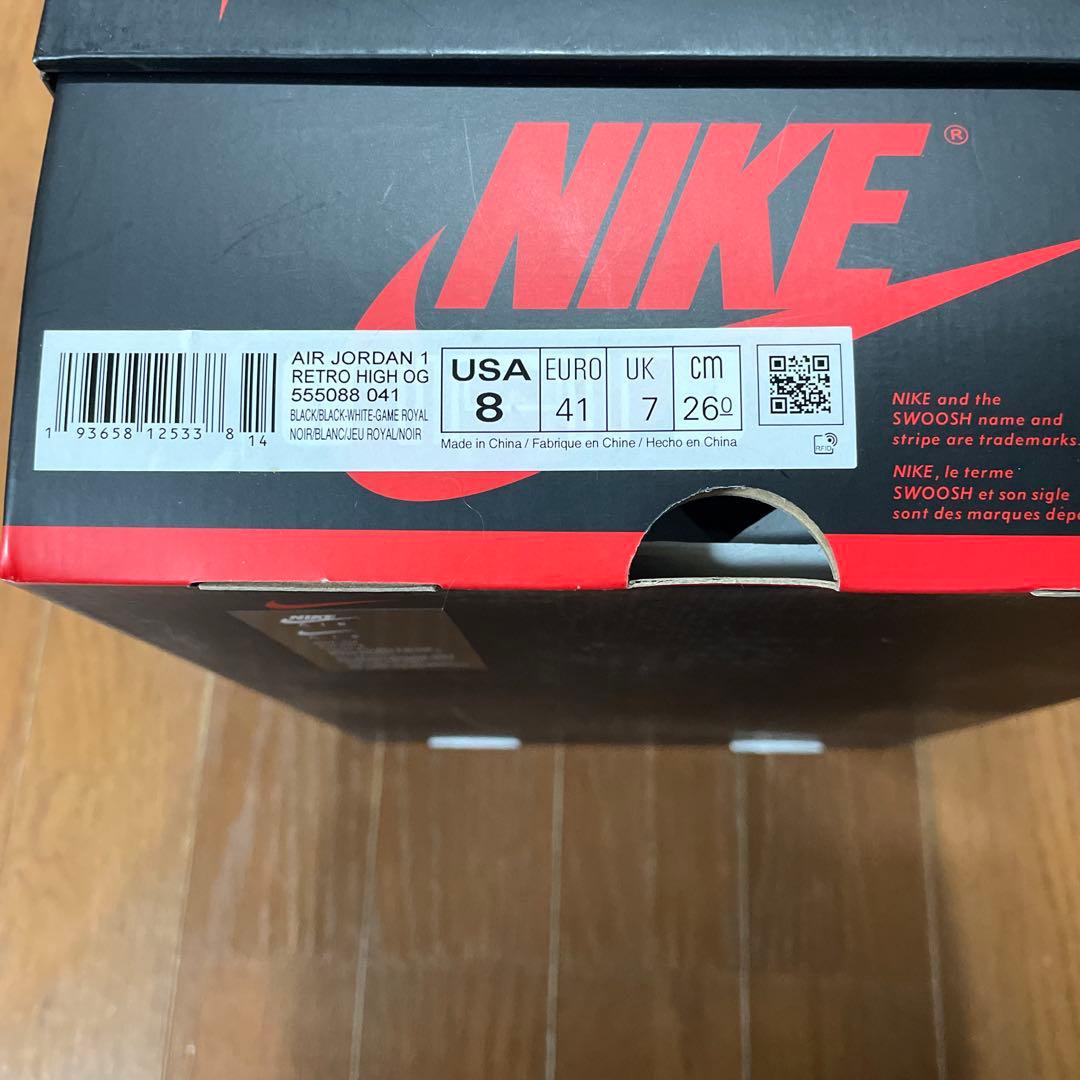 シューズ(男性用) NIKE AIR JORDAN 1 HIGH OG FUSION RED