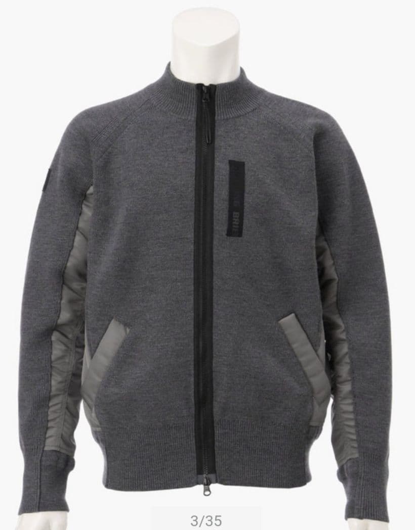 【新品】ブリーフィングゴルフ ニット ブルゾン Ｍ ジャケット