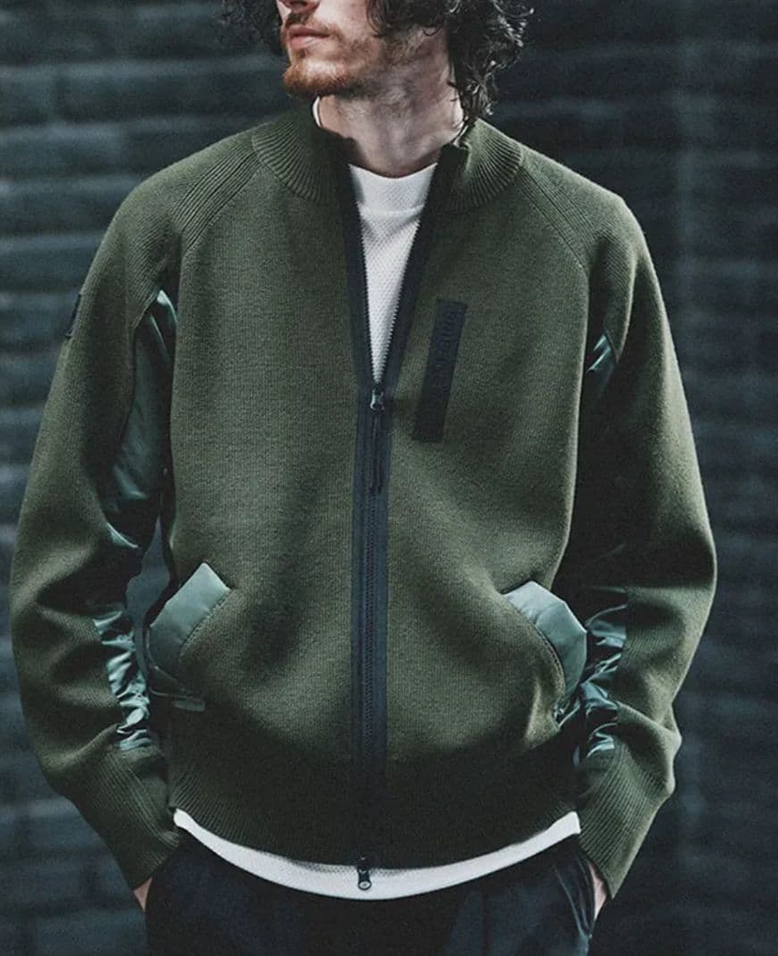 【新品】ブリーフィングゴルフ ニット ブルゾン Ｍ ジャケット