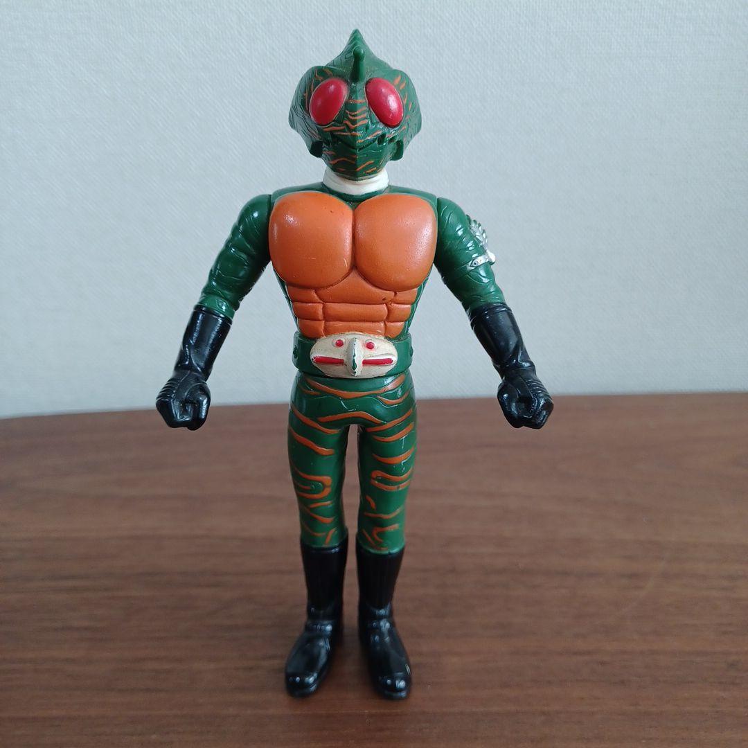 当時物　ポピー（バンダイ）製「仮面ライダー」希少ソフビフィギュア５体セット