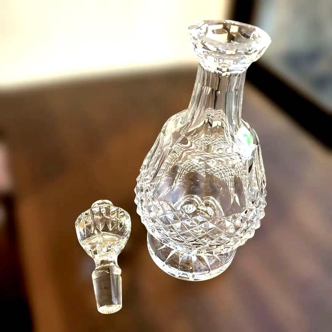 新品 欧州高級ブランド切子クリスタルガラス 非常に美しいブランデーデキャンタ