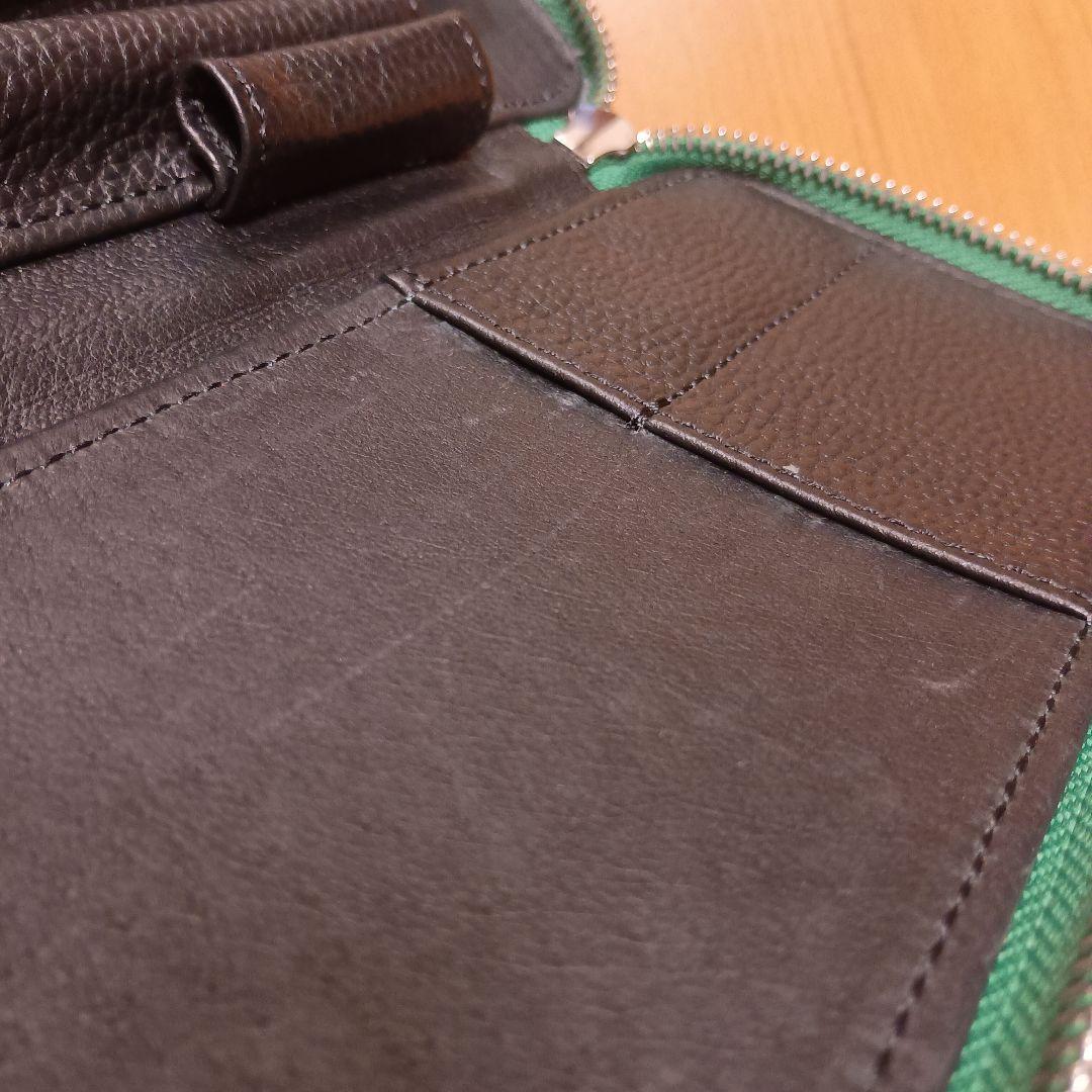 LUDDITE　ラウンドジップペンケース　エッセンシャル MAYA　ティール