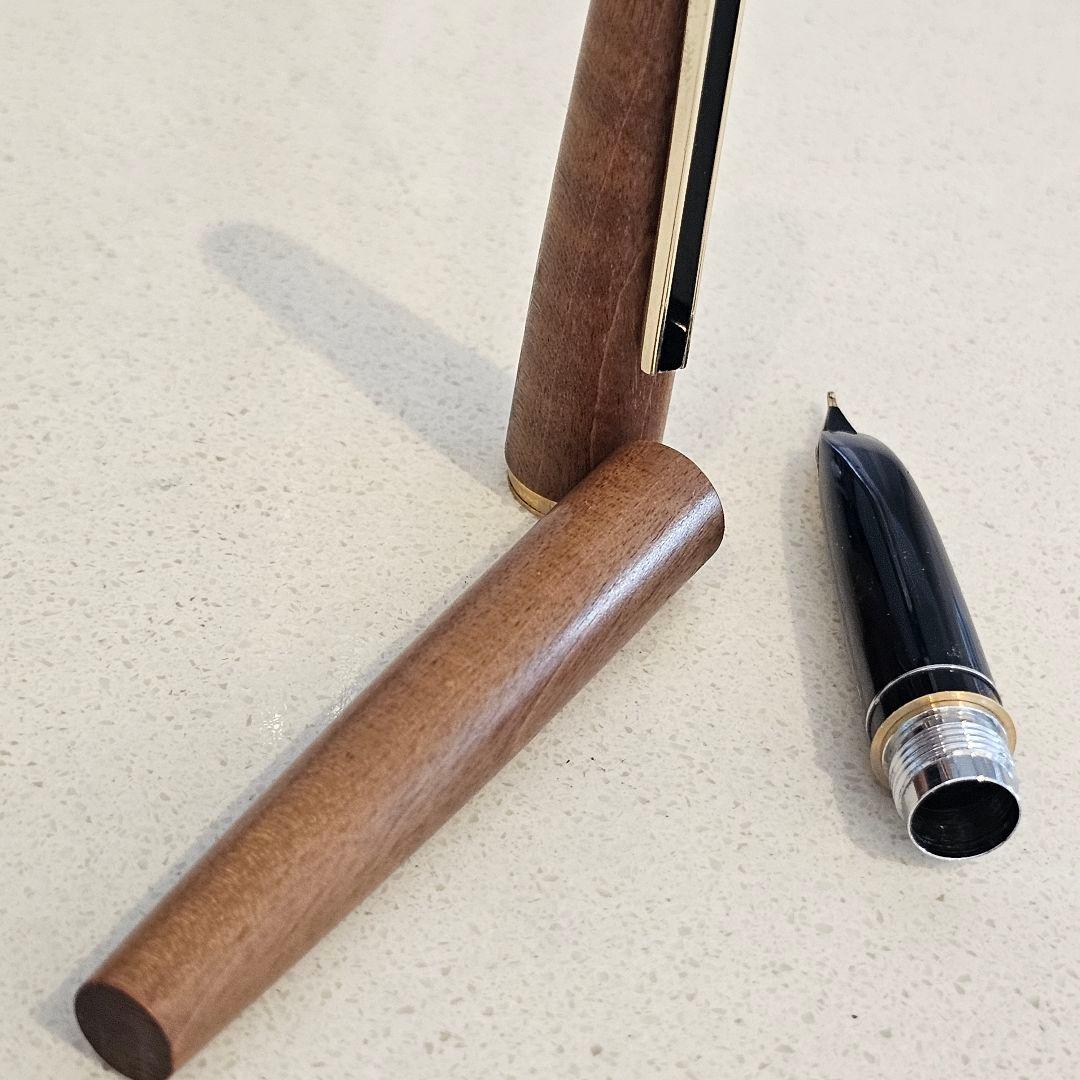 PILOT カスタム ヴィンテージ万年筆 18K 木製