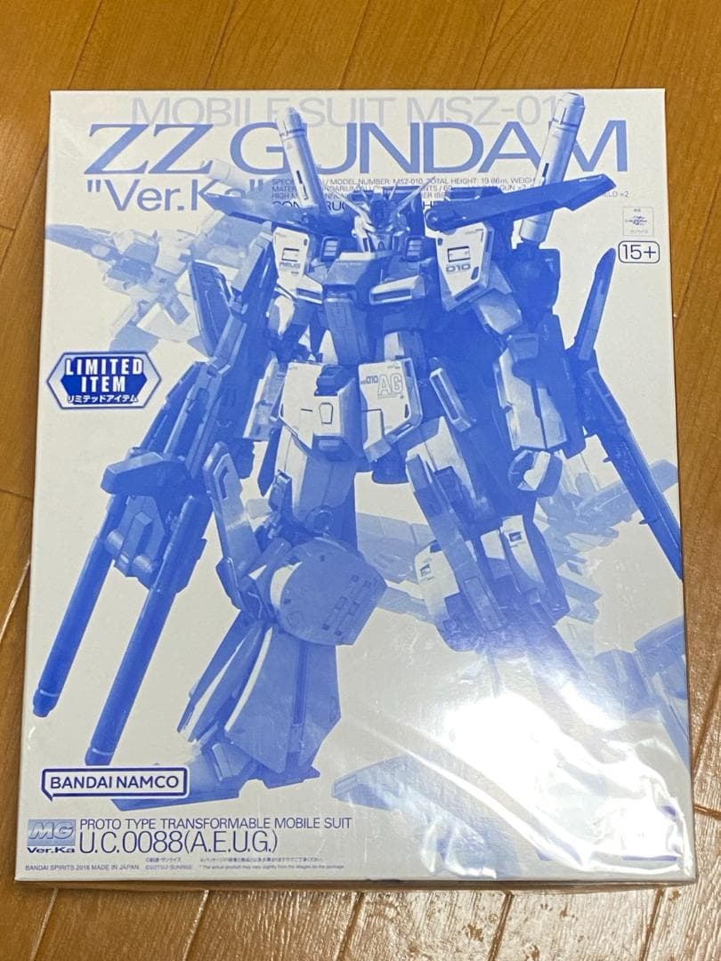 【未使用】機動戦士ガンダムZZ Ver.Ka [クリアカラー]MSZ-010