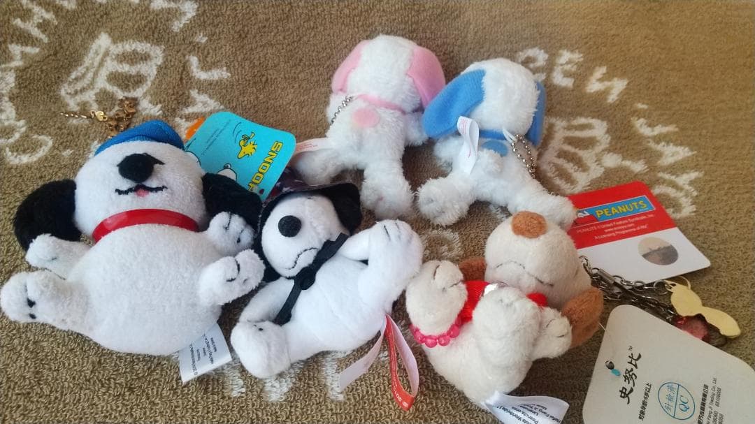 スヌーピー　ぬいぐるみ　マスコット　キーホルダー　オラフ