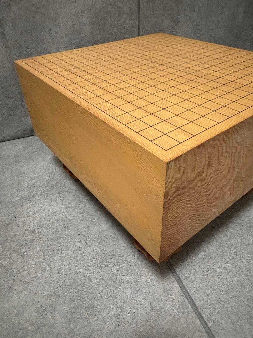 榧　柾目　厚み17.5センチ　碁盤　碁石セット