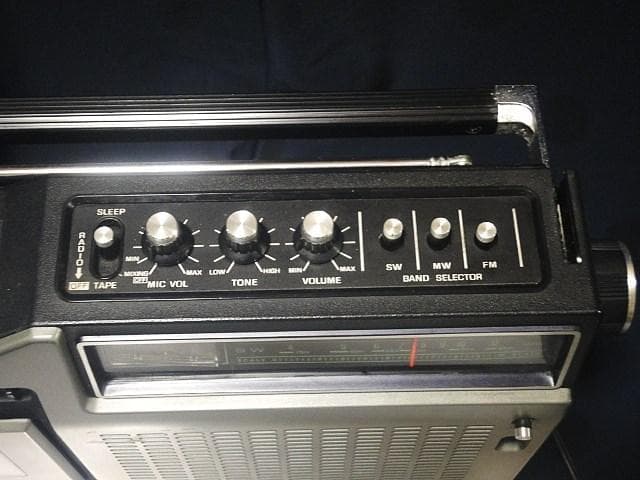 ♪昭和銘機 整備清掃済ラジカセ National MACff RQ-448