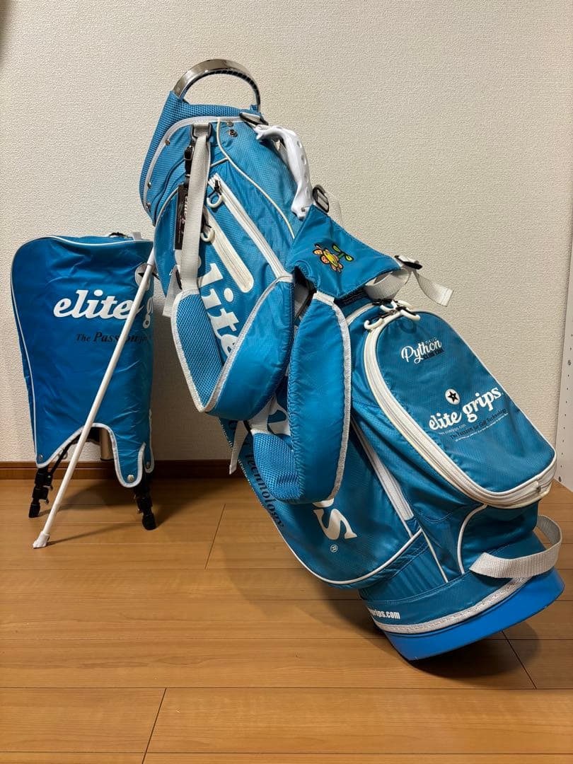 希少 elite gripsエリートグリップ 軽量スタンドキャディバック