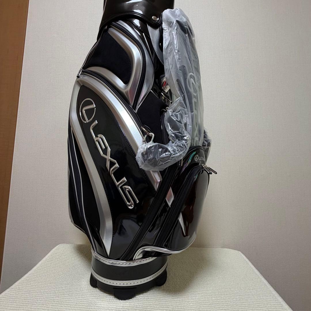 非売品　新品未使用レクサスオリジナルキャディバッグ　ブラック