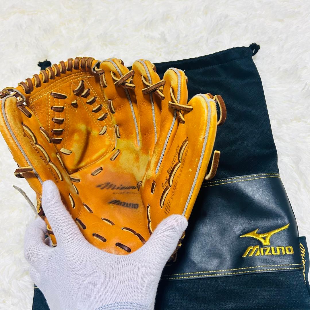 MIZUNO Pro 軟式グローブ オレンジ色　投手用　大人用