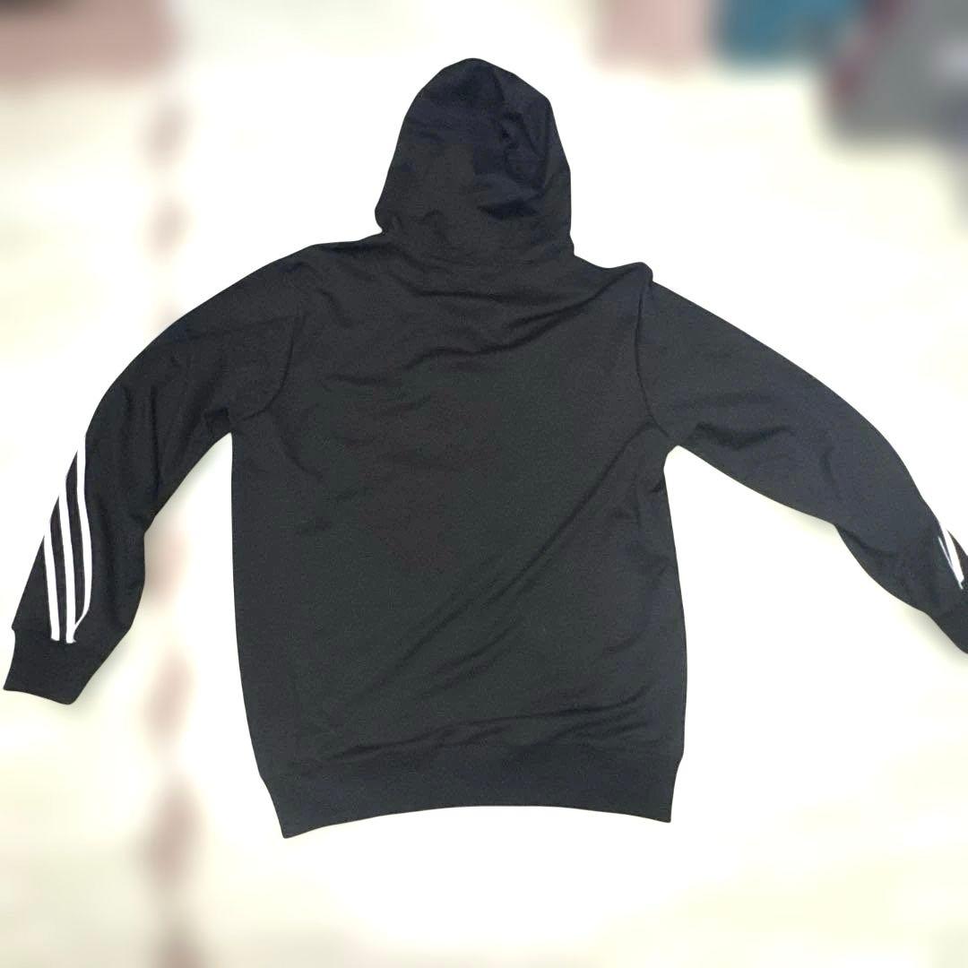 (美品)アディダスフード付きジャージセットアップXXL