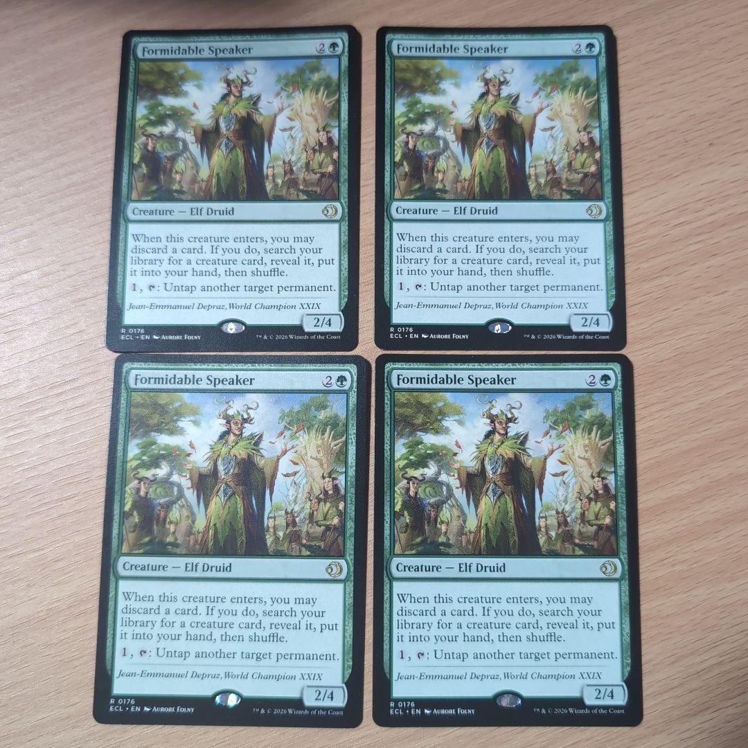 並外れた語り部　英語版　４枚セット