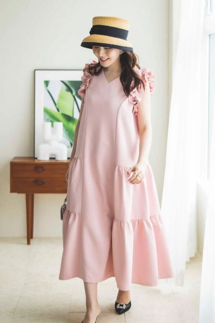 【美品】bitnabi par-lang ドレス ピンク