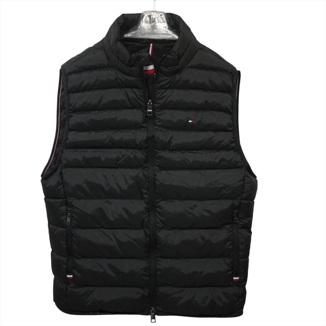 新品 トミーヒルフィガー THPROTECT 軽量 耐水 中綿 ベスト M 黒