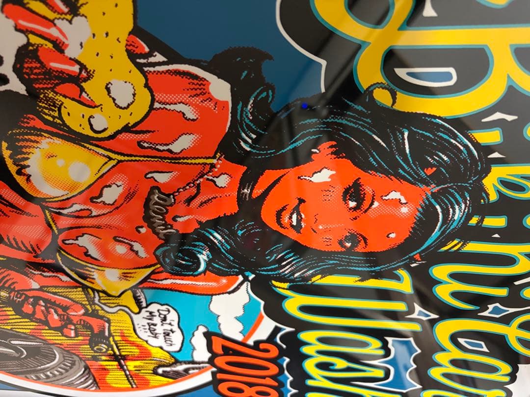 ロッキンジェリービーン　シルクスクリーンポスター　BIKINI CAR WASH