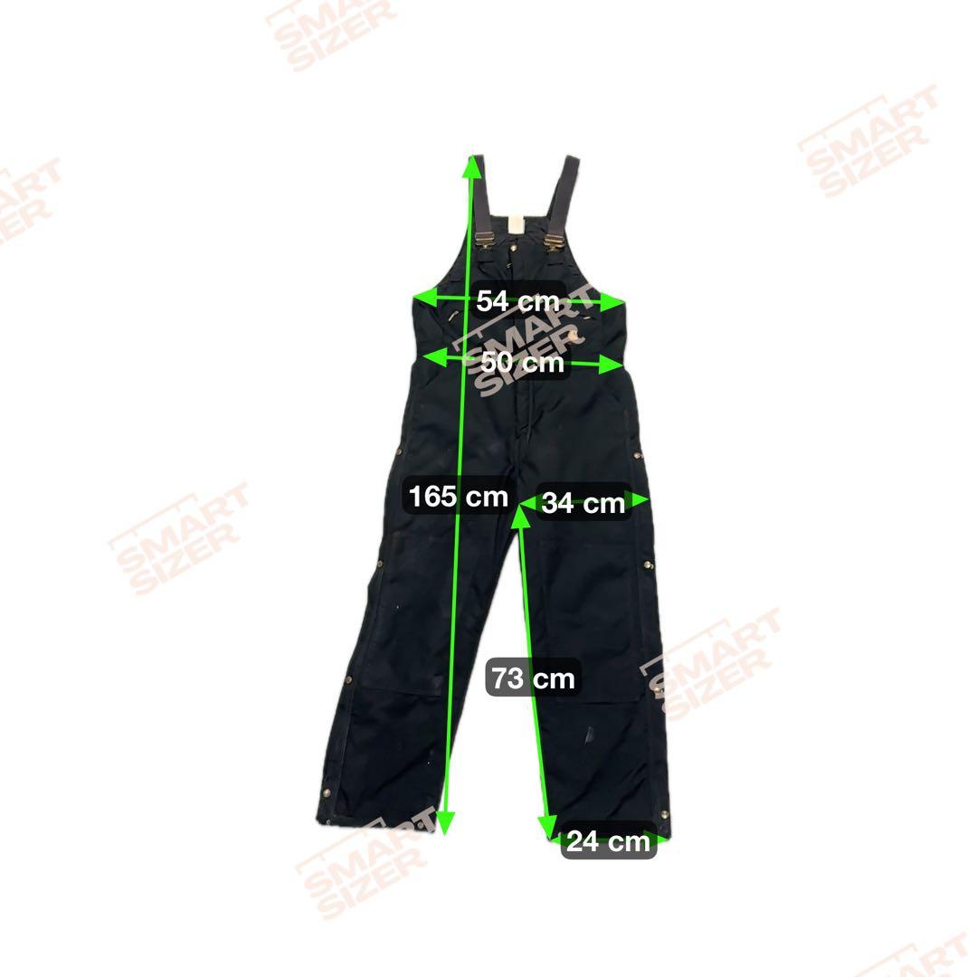 激レア 80s Carhartt ダック ダブルニー オーバーオール 38x32