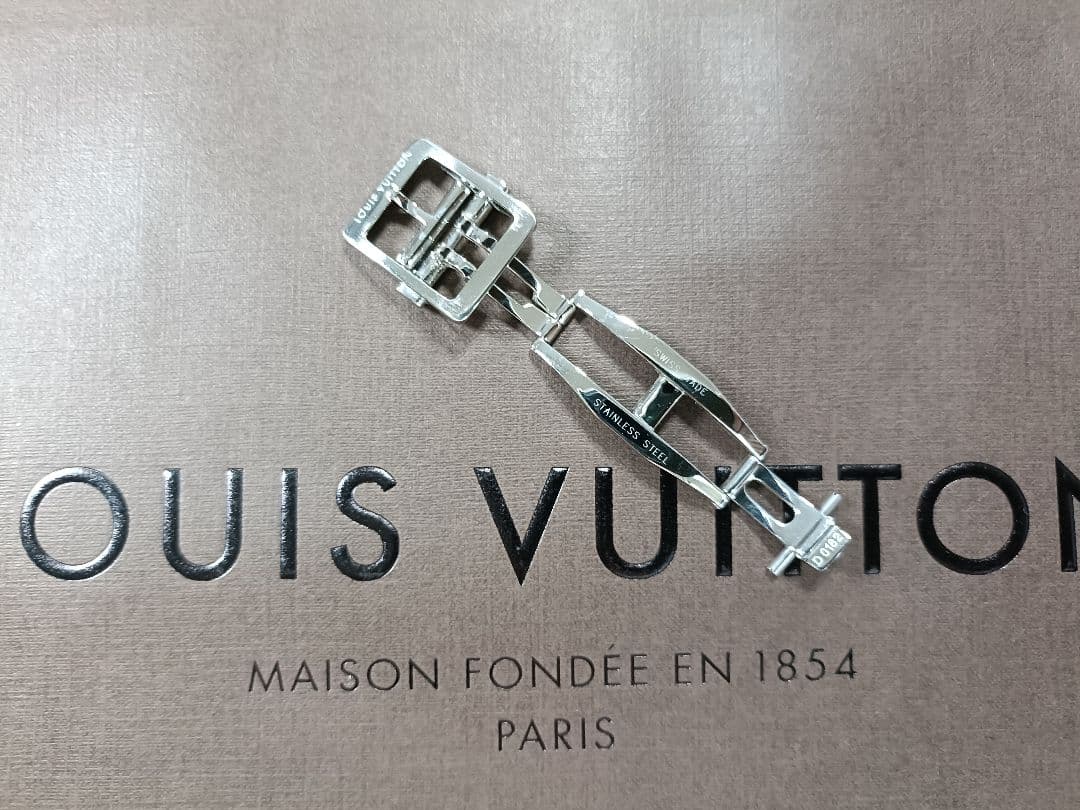 タンブールPM用　ルイヴィトン純正Dバックル ベルト幅14mm