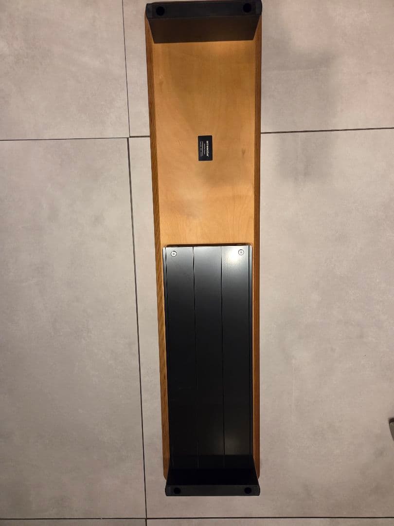 amesoba 木製 デスクシェルフ ダークブラウン