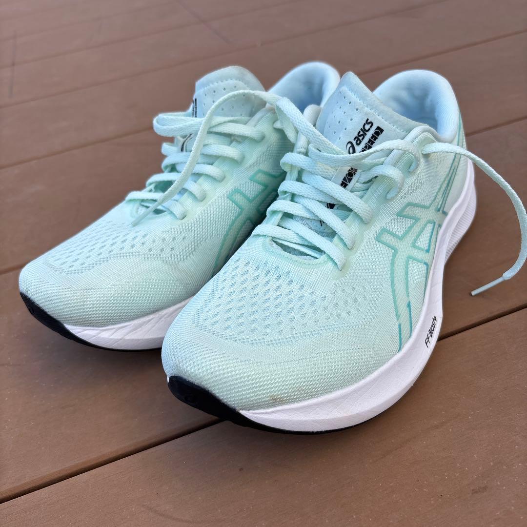 asics エボライドスピード3ワイドミントグリーン