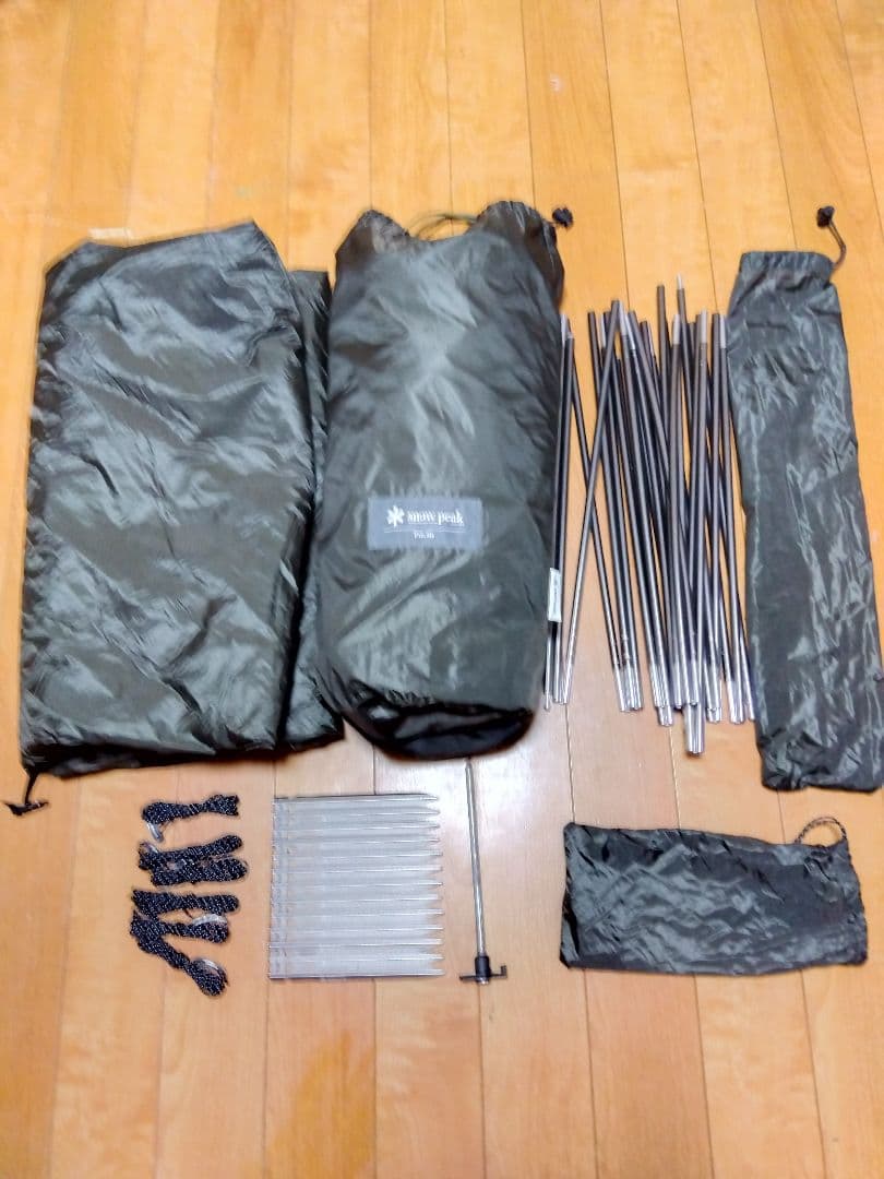 スノーピーク ミニッツドームグランドシート付き美品