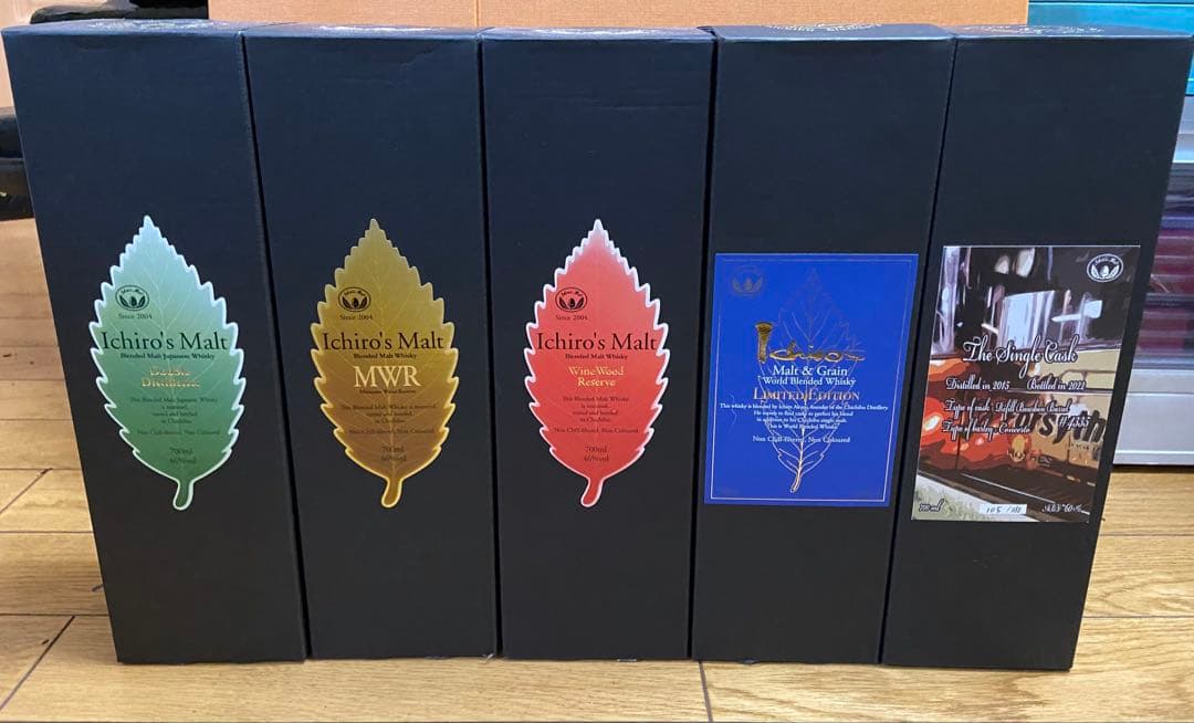Ichiro's Malt ウイスキー コレクション空瓶空箱